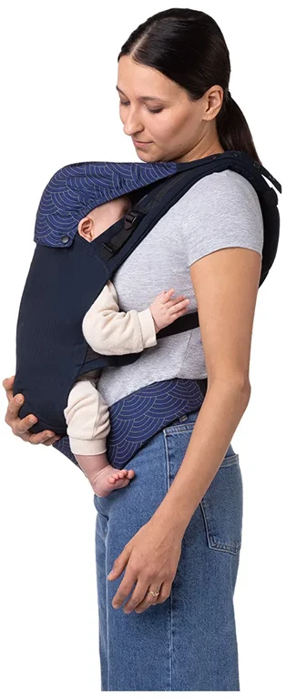 Рюкзак кенгуру MoMi COLLET navy blue